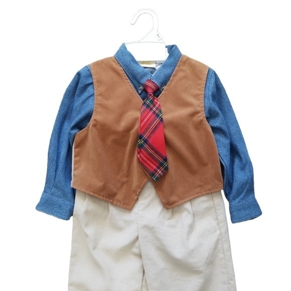 Vintage Little‎ Bitty Boy 4 Piece Set Sz. 24 M Boys NWT - Picture 2 of 11